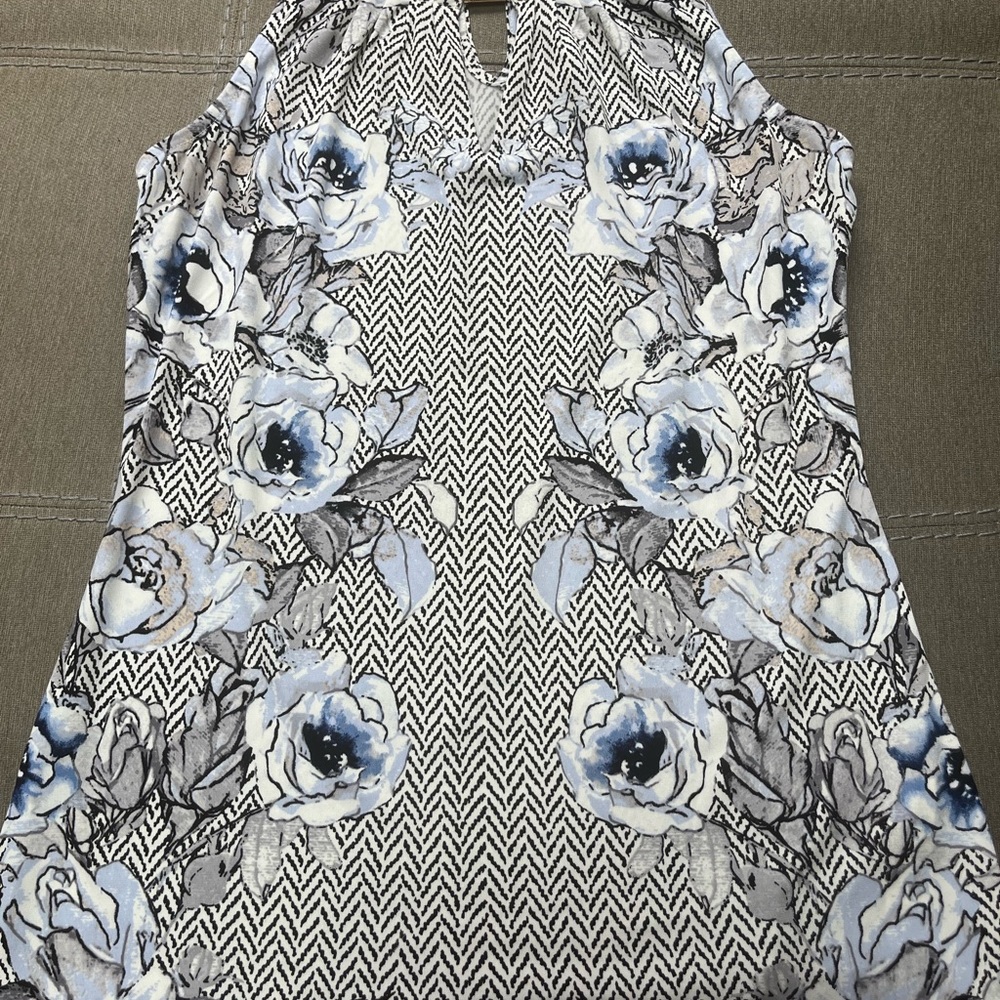 White House Black Market outlet small floral shirt.